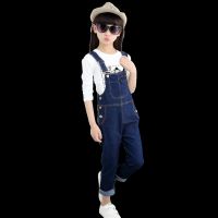 Girl Denim Romper Boys Jumpsuit Teenage Girls Jumpsuit Clothing Girls Outfit Infant Big Girls Solid Overall