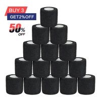 【LZ】 1/6/10 pcs black Gauze Medical Bandage Self-adhesive Breathable Elastic Bandages for Sports Fixing Finger Wrist Leg