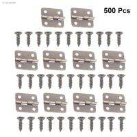 ▧☈❒ 100 Pcs Small Drawer DIY Accessories Vintage Iron Hinge Retro Cabinet Kitchen Hinges Brass