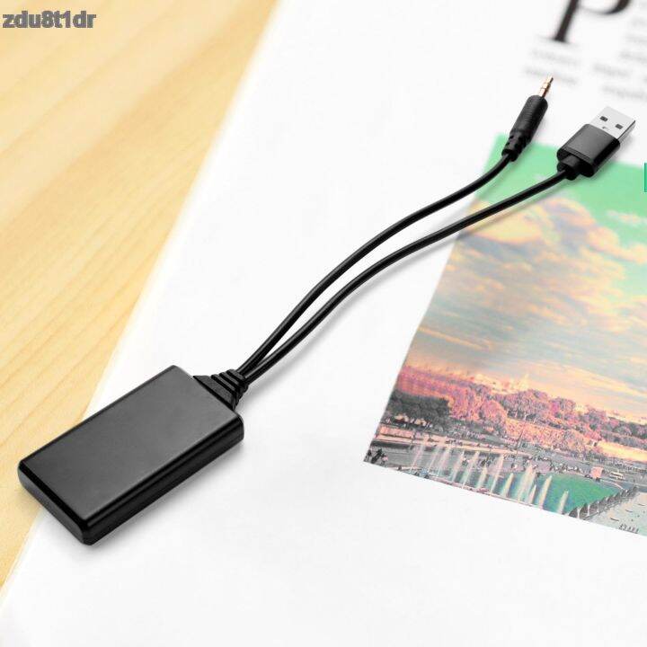 บลูทูธไร้สายรถยนต์โมดูลอะแดปเตอร์สำหรับเพลง-usb-เสียงตัวรับสัญญาณ-aux-เสริม3-5มม-ซ็อกเก็ตสำหรับ-bmw-e90-e91-e92-zdu8t1dr-e93