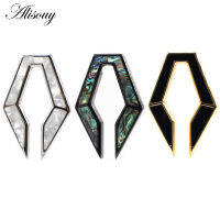 Alisouy 1PC 12มม. สแตนเลส Rhombus Shell Ear Weights Heavy Expander Stretcher ปลั๊กเครื่องวัดต่างหู Body Piercing เครื่องประดับ