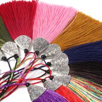 【YF】☃♠  10pcs 8cm Colorful Silk Tassel for Jewelry Earrings Making with Caps Accessories