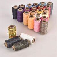 【YD】 150D 0.8mm 50m Thickness Flat Waxed Thread Colorful Leather Sewing Wax Cord Stitching Braid Handicraft