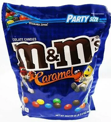 M&M's Candy, Sharing Size, Resealable Caramel Milk Chocolate