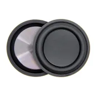 2PCS Rubber Metal Low Frequency Passive Bass Radiator Speaker Diaphragm Auxiliary Strengthen Woofer Vibration Membranes