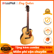 Đàn guitar acoustic DGAG-120JX gỗ Hồng Đào có EQ, dáng D cho âm thanh tốt