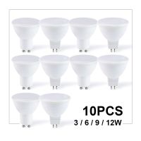 10Pcsgu10 MR16 MGU10สปอตไลท์หลอด Led แสงธรรมชาติ220V แสงธรรมชาติสีขาว4000K สีขาวเย็น6500K โทนอุ่นสีขาว3000K ระเบิดซังที่ปิดได้