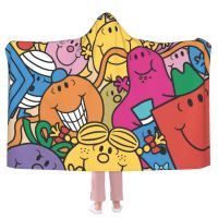 Mr.men And Little Miss Ultra-Soft Micro Fleece Blanket CARTOON Printed Fashion Washable Quilt Comforter ผ้าห่มเครื่องปรับอากาศ