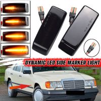 Luzes de Marcador Lateral LED Dinâmico Indicador de Lâmpada Mercedes Benz C E S SL Classe W201 190 W202 W124 W140 R129