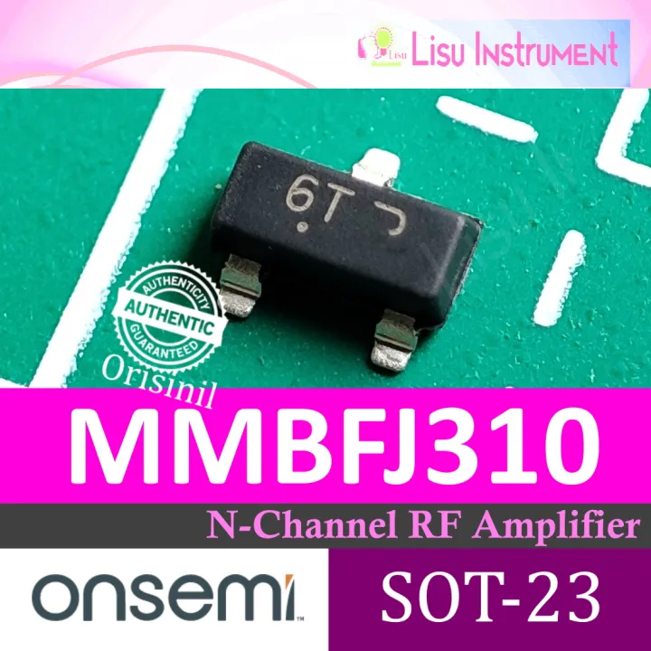 onsemi MMBFJ310 6T JFET 25V 10mA VHF/UHF Amplifier Transistor NChannel SOT23 ORIGINAL Lazada