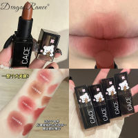 DragonRanee Cool Black Matte ลิปสติก Waterproof Long Lasting Lip Stick On-Stick Cup Lips Tint Pen