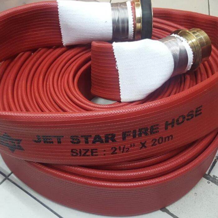 SELANG PEMADAM HYDRANT FIRE HOSE RUBBER JET STAR 1.5 INCH X 20 METER ...