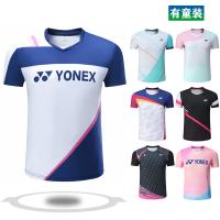 STOCK New Yonex mens and womens badminton uniforms quick-drying childrens jerseys short-sleeved volleyball competition sports team uniforms customization