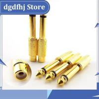 Dgdfhj Shop 5pcs 6.35mm 1/4" Male Mono Plug to 6.5mm RCA Female Jack Audio AV Adapter Connector Plug TS Sound Mixer Gold Plated