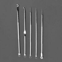 1/5Pcs Blackhead Extractor Black Dots Cleaner Acne Blemish Remover Needles Set Black Spots Pore Cleanser Tools