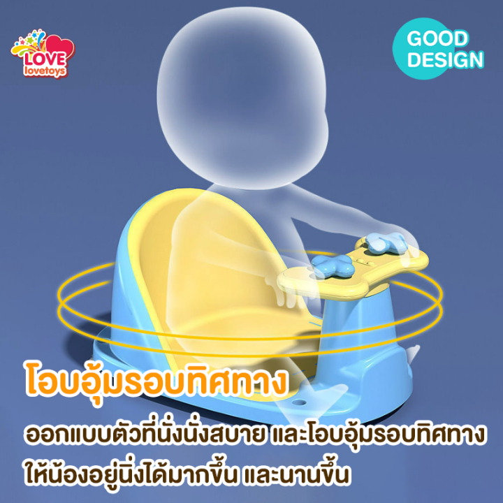 ที่นั่งอาบน้ำ-เก้าอี้อาบน้ำ-รุ่น-snail-baby-bath-seat-อเนกประสงค์-เก้าอี้นั่งอาบน้ำเด็ก-กันลื่น-เก้าอี้เด็ก-นั่งอาบน้ำ-a4