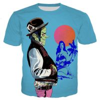 Music Band Gorillaz T Shirts Men/women Kawaii Girl Sino 3D Printing T-shirts Short Sleeve Harajuku Style Tshirt Streetwear Tops