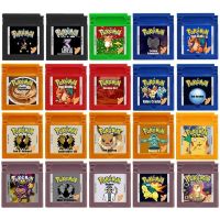 GBC เกม Pokemon Series 16 บิตวิดีโอเกมคอนโซลการ์ดเงิน 97 Reforged Dark Energy Black White Genesis สำหรับ GBC-Caidour