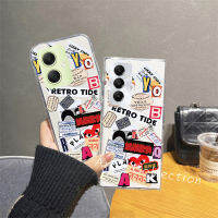 Phone Case เคส Samsung Galaxy S23 FE A05s A05 M34 5G เคสลายการ์ตูนแฟชั่นเคสนิ่มโปร่งใสซิลิโคนกันกระแทกฝาหลัง