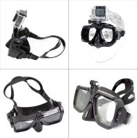 For Go Pro Diving Accessories Gopro Hero8 SJCAM SJ4000/5000/6000 For Dji Osmo Action Yi Swim Glasses Diving Mask Mount