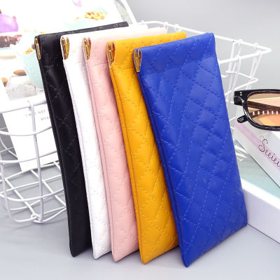 Coins Lipsticks Pouch Portable Waterproof High-grade Glasses Bag PU Leather Sunglasses Bags Storage Case