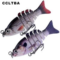 CCLTBA Mini Jointed Swimbait 5cm 2g Tilapia Fishing Lures Bass Bait Crankbait  Lifelike Swim Action Hard Bait Fresh Water TackleLures Baits