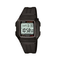 Casio Mens F201WA-1A Black Resin Digital Sport Watch