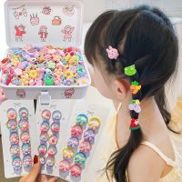 ☃◙ 10Pcs/Set Girls Rubber Band Elastic Hair Bands Rainbow Flower Bow Cartoon Fruit Hair Ropes Cute Sweet Kids Baby Hair Accessories