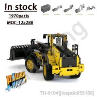 ۩∏ jiozpdn055186 Brinquedo elétrico do carregador de rodas escavadeira da cidade Bulldozer Block Model Little Boy Infância Escavadeira MOC-125288 1970 Peças