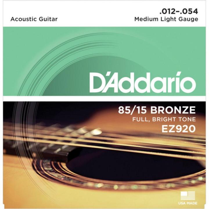 daddario-สายกีตาร์โปร่ง-รุ่น-ez-920-ของแท้100