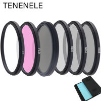 TENENELE ฟิลเตอร์เลนส์กล้องปกติสำหรับ Canon EF 50Mm F 1.4 USM 58Mm CPL UV ND 2 4 8 Neutral Density Filters ชุดอุปกรณ์เสริมเลนส์