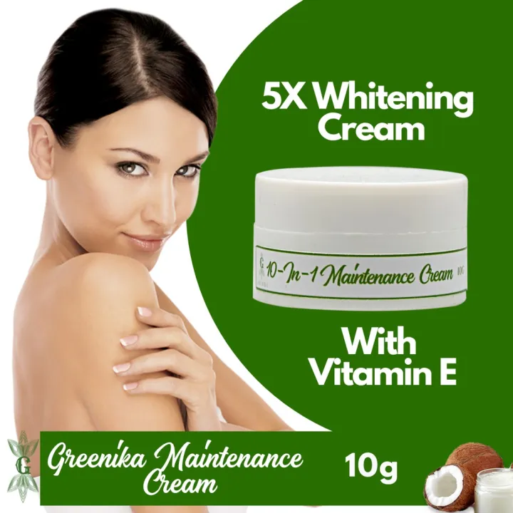 [ VITAMIN E + WHITENING CREAM ] Greenika Maintenance Cream with Vitamin