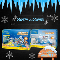 ราคาพิเศษ จิ๊กซอว์ 3 มิติ Undersea Adventure vs Snow Arctic DS0974-DS0983 แบรนด์ Cubicfun