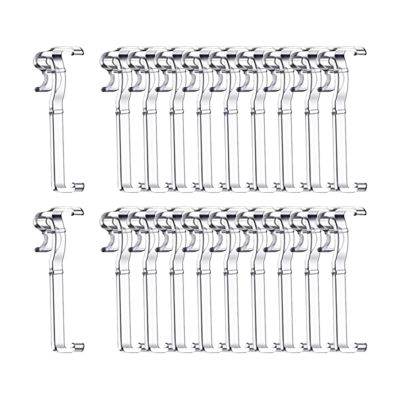 【LZ】owudwne 20 Pack Blind Clips 3.25 inch Window Blinds Parts Replacements Clear for Vertical Window Blinds Valance Clips for Home Window
