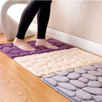 Coral Fleece Bathroom Memory Foam Rug Kit Toilet Bath Non-slip Mats Floor Car Set Mattress For Bathroom Decor 40x60cm