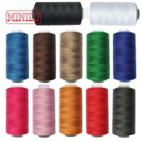 【YD】 500m/Roll 40S2 Sewing Machine Thread Set Polyester Dyed Threads Handsewing Accessories for SINGER JUKI Janome