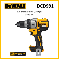 DeWalt DCD991 18V XR ไดรเวอร์เครื่องเจาะไร้สาย95NM 2000RPM (ไม่มีที่ชาร์จไม่มีแบตเตอรี่)