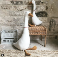 Ins Cute Big 50CM Cotton Goose Stuffed Toys Animal Baby Plush Comfort Dolls Soft Pillow Nordic Home Decor Accessories