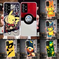 NANCY Electron】เคสโทรศัพท์อนิเมะ Pikachue P-Pokemons สำหรับ Samsung Galaxy A54 A53 A52 A34 A33 A32 A24 A23 A22 A14 A13 A12 A04S ที่คลุม A02S A03S