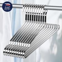 Dmitriy Stainless Steel Silver Coat Hanger Clothes Organizer Closet Storage Drying Rack Wardrobe Save Space Metal Hanger Clothes Hangers Pegs