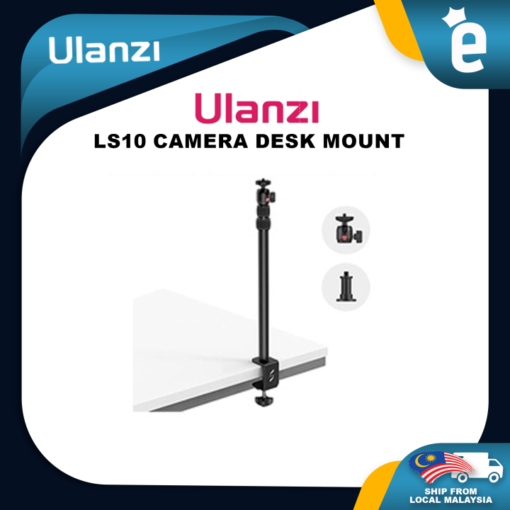 VIJIM LS10 Camera Mount Desk Stand with Flexible Auxiliary Holding Arm Overhead Camera cam