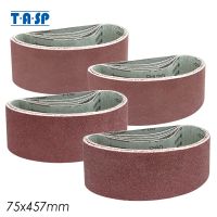 TASP 20pcs 75 x 457mm Sanding Belts Metal Polishing Abrasive Bands Tools Grit 60~240 Aluminium Oxide Sandpaper for 3"x18" Sander Power Sanders