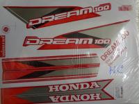 สติ๊กเกอร์ชุดDREAMแดง ปี 90 รุ่น 2 010256