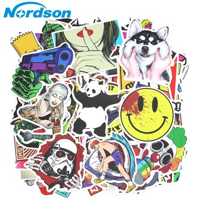 【CW】 200 Vinyl Skateboard Helmet Sticker Decal Motorcycle Car Stickers Fashion