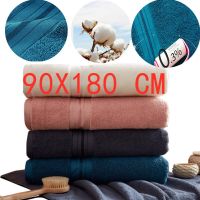 1pcs thickened 100% cotton bath towel to increase water absorption adult bath towel pure color soft affinity face towel Towels