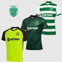 Top-quality 2022 Sporting CP Football Jersey Tshirt Home and Away Tops Soccer Jersey Loose Sport Tee Plus size Unisex