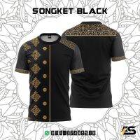 JERSI SONGKET EKSKLUSIF BLACKGOLD