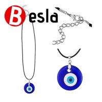 Blessed Evil Eye Necklace Women Round Blue Eyes Rope Couple Necklaces Jewelry BESLA