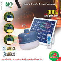 Bio Energys โคมไฟ led โคมไฟโซล่าเซลล์ 300วัตต์ โซลาร์เซลล์ แบบพกพา ปรับแสงได้ 3 แสง เดย์ไลท์ คลูไวท์ วอร์มไวท์ แผงไฟโซล่าเซล  Thaielectricworks