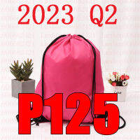 ล่าสุด2023 Q2 BP 125ถุง Drawstring BP125เข็มขัดกันน้ำกระเป๋าเป้สะพายหลังรองเท้าเสื้อผ้าโยคะวิ่งออกกำลังกายกระเป๋าเดินทาง